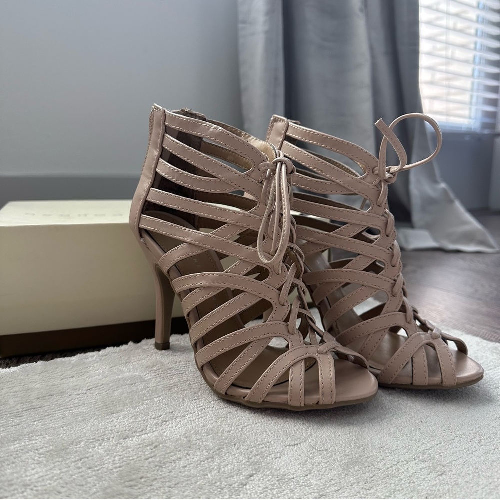 Lauren Conrad Blush Ariee Heels Size 5
